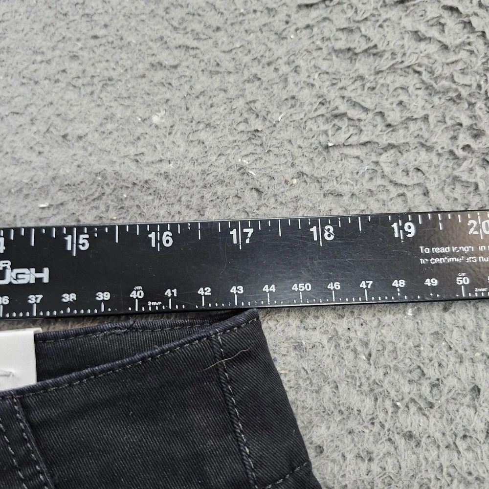 LOFT Monroe 6" Shorts Womens 12 Black Curvy Mid Rise Chino Twill New Tags - Picture 7 of 10